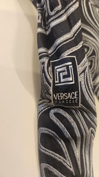 Cravatta uomo fantasia bianco nero