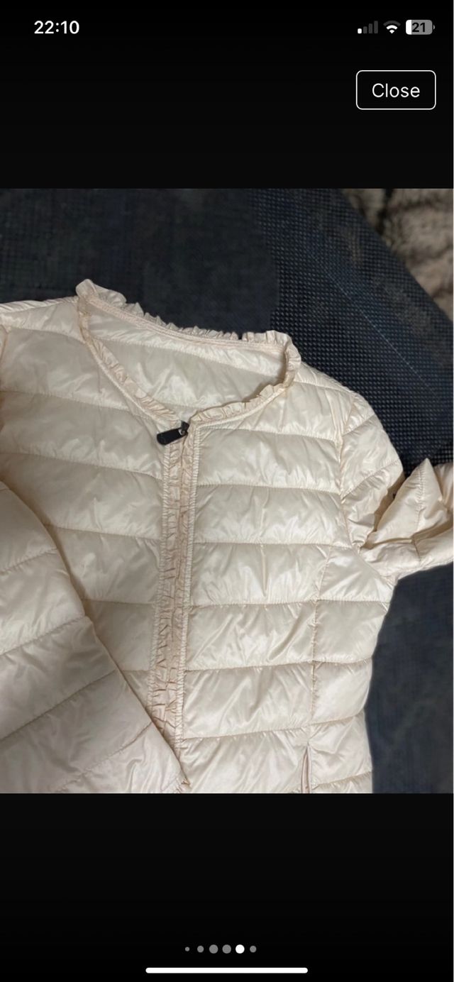 Chaqueta Beige Mujer