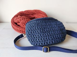 Bufanda nueva crochet infinita unisex