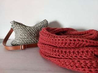 Bufanda nueva crochet infinita unisex