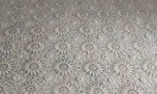 Colcha de ganchillo vintage