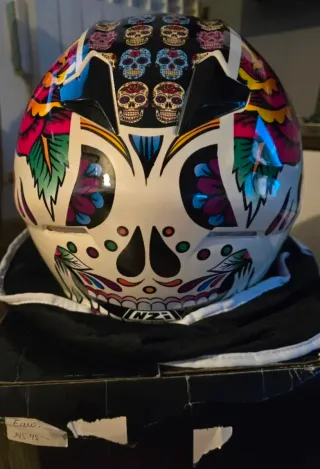 Casco NZI Calaveras Mexicanas