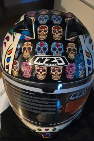 Casco NZI Calaveras Mexicanas