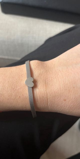 Pulsera Acero Inoxidable Corazón