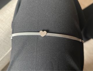 Pulsera Acero Inoxidable Corazón