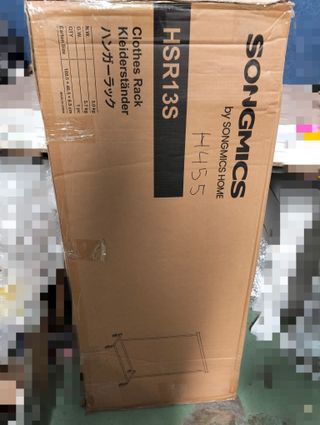 SONGMICS Burro Ropa con Ruedas, Perchero Burro Extensible con Carga Pesada