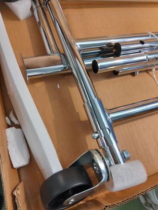 SONGMICS Burro Ropa con Ruedas, Perchero Burro Extensible con Carga Pesada