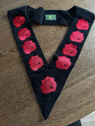 Conjunto avental Maçónico Grau 9