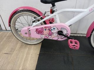 BTWIN niño 4,5 años 500 Robot Girl Blanco Rosa