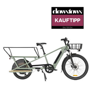 Bicicleta de carga cargobike eléctrica longtail carga