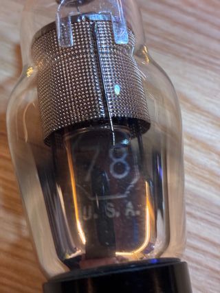 Válvula RCA Radiotron 78 USA vintage