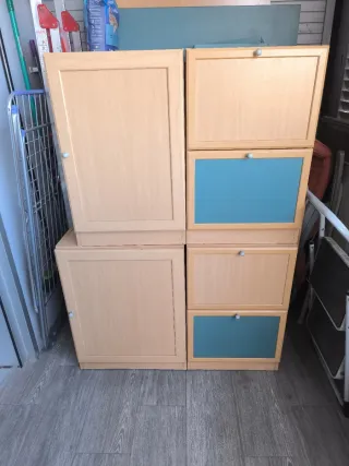 ULTIMA SEMANA. Cama alta c/almacenaje + colchón