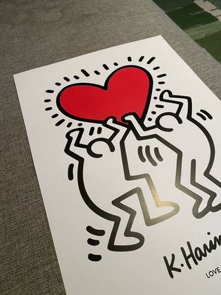 Stampa Keith Haring Love A3