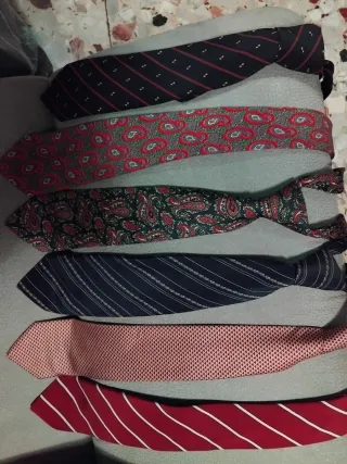 Set cravatte vintage seta