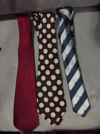 Set cravatte vintage seta