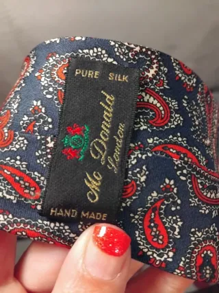 Set cravatte vintage seta