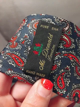 Set cravatte vintage seta