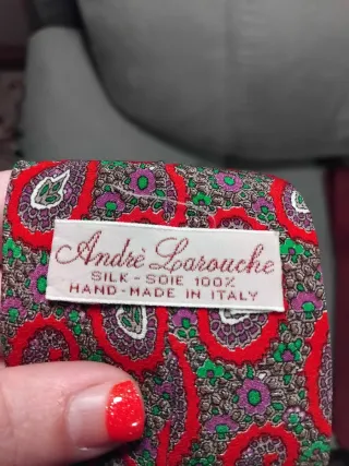 Set cravatte vintage seta