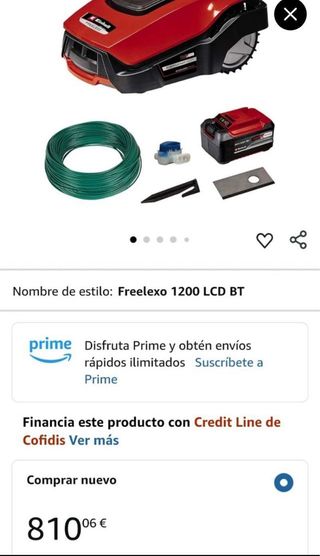 Einhell Freellexo 1200 LCD BT Robot cortacésped