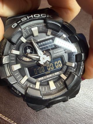 Casio G-SHOCK GA-700 Orologio Uomo Nero