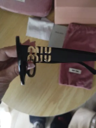 Occhiali da sole Miu Miu neri