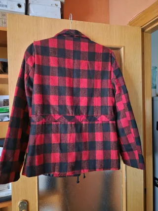 Chaqueta Grunge Cuadros Rojos Talla M