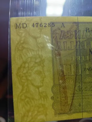 Lotto 4 Banconote Italiane Lira Quasi Nuove