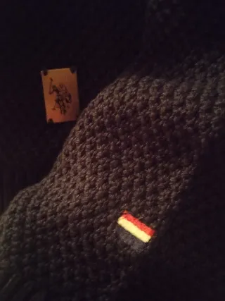 Jersey U.S. Polo Assn. Negro Cremallera