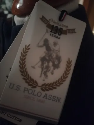 Jersey U.S. Polo Assn. Negro Cremallera