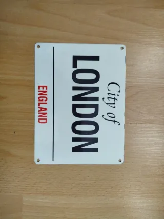 Placa Decorativa City of London England