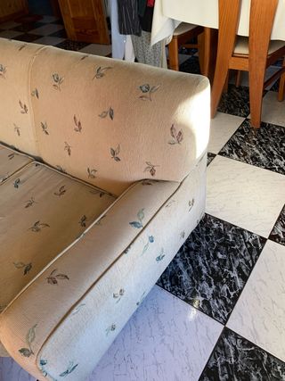 Sofá de 2 plazas estampado
