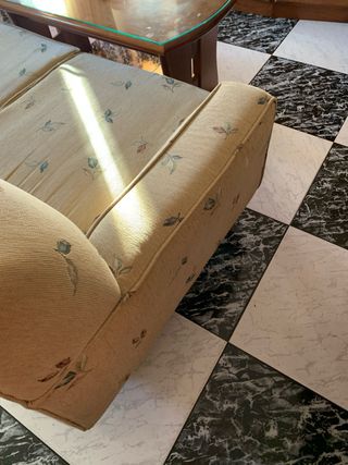 Sofá de 2 plazas estampado