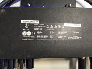 2 Microinversores Solares NuaSol NS-HE-MW600 600w
