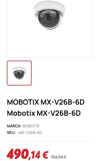 Mobotix MX-V26B-6D Cámara de Seguridad IP 6MP