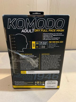 Máscara Snorkel Cressi Komodo Talla S-M