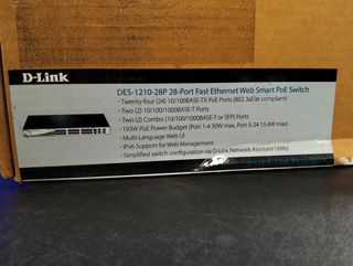 Switch D-Link DES-1210-28P 24x 10/100PoE 2xGbE/SFP