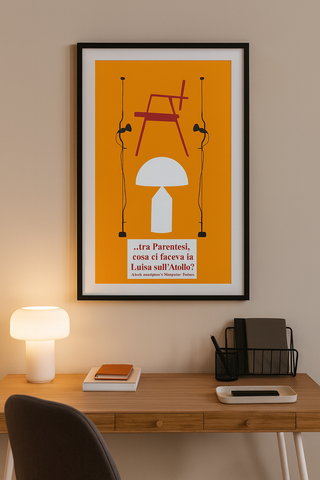 poster design Albini, Castiglioni e Magistretti