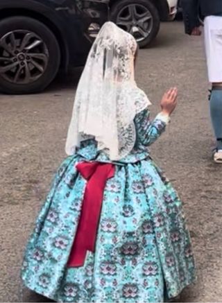 Traje de Fallera Niña 5-6 Años