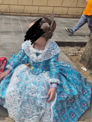Traje de Fallera Niña 5-6 Años