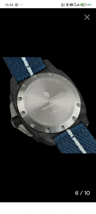 Orologio Tecnotempo Commando Automatico Blu