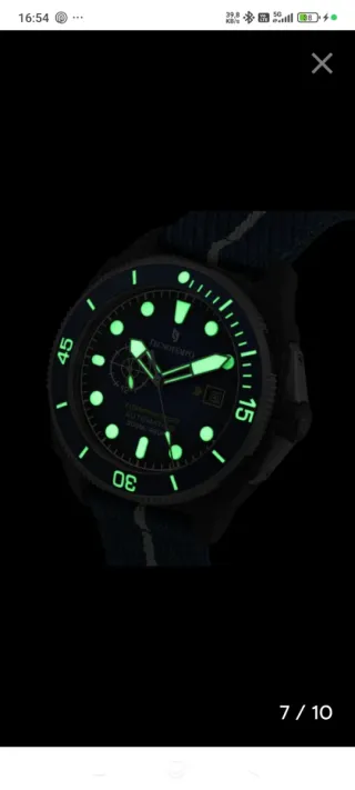 Orologio Tecnotempo Commando Automatico Blu