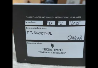 Orologio Tecnotempo Commando Automatico Blu