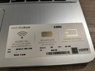 Asus VivoBook X405UA i3-7100U 4GB 128GB 14" HD