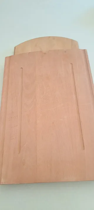 Doppio tagliere scorrevole in faggio