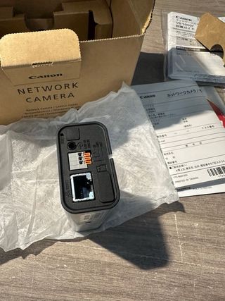 Cámara mini IP tipo caja Canon VBS900F Full HD