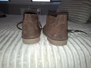 Botines de piel vuelta para niño numero 35