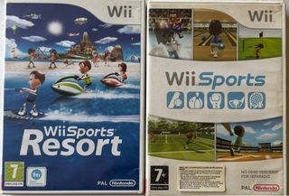 2 Juegos Wii: Wii Sports Resort y Wii Sports