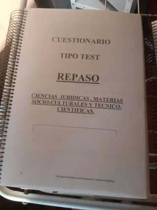 Temario para la guardia civil