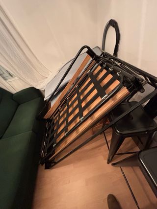 Sofá Cama Verde Tela