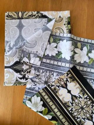 21 retales de tela 100% algodón estampados